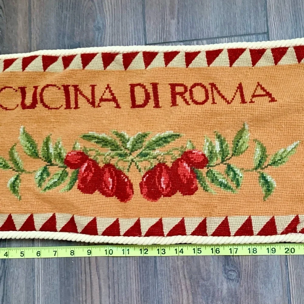 Needlepoint By Hand Pillow Case 12/24”
